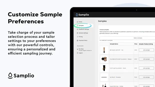 Samplio: Product Samples screenshot