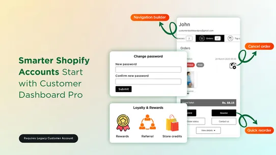 Customer Account Pro : MT screenshot