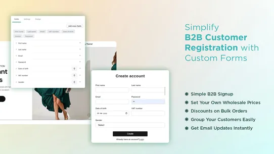 Custlo ‑ Customer accounts app screenshot