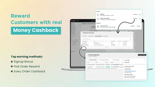 Custlo ‑ Customer accounts app screenshot