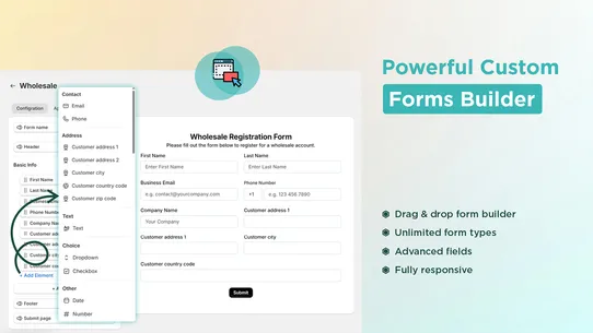 Custlo ‑ Customer accounts app screenshot