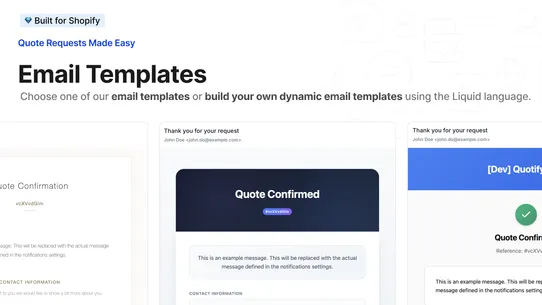 Quotify: Easy quote requests screenshot