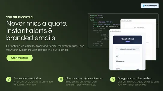 Quotify: Easy quote requests screenshot