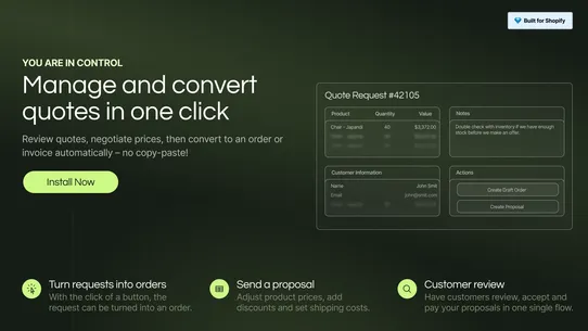 Quotify: Request a Quote screenshot