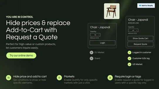 Quotify: Request a Quote screenshot