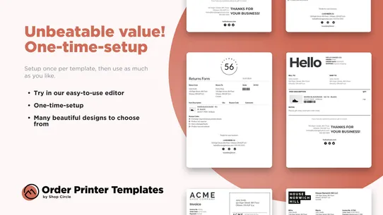 F+2: Order Printer Templates screenshot