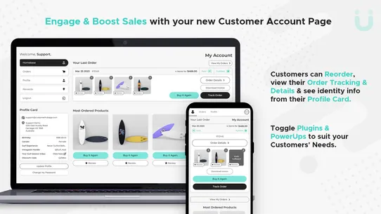 Customer Accounts Hub screenshot