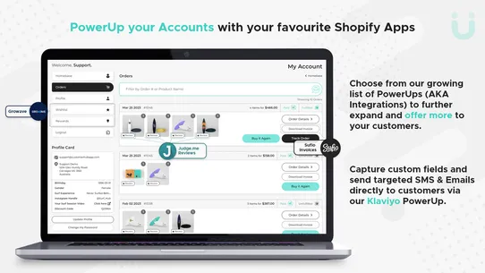 Customer Accounts Hub screenshot