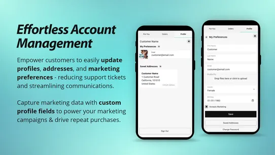 C:Hub Customer Accounts screenshot