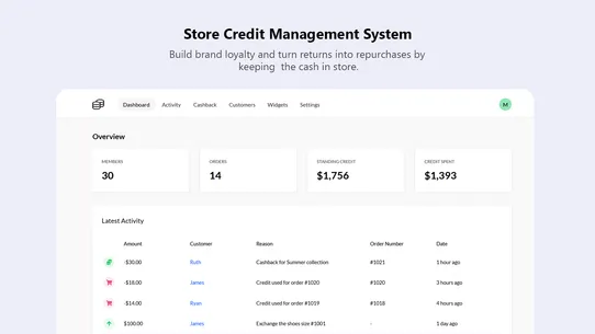 CreditsYard — Store Credit screenshot