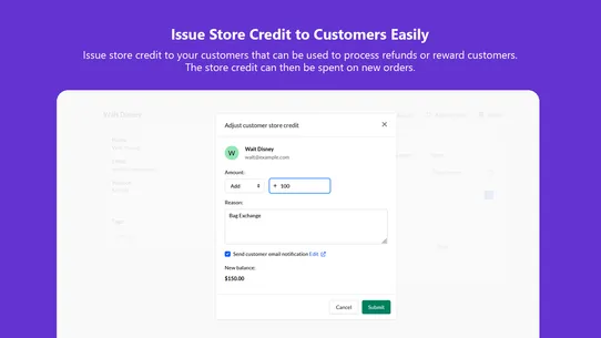 CreditsYard — Store Credit screenshot