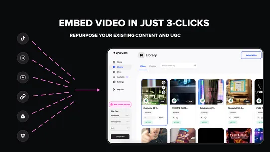 Lyve: Shoppable Video &amp; UGC screenshot