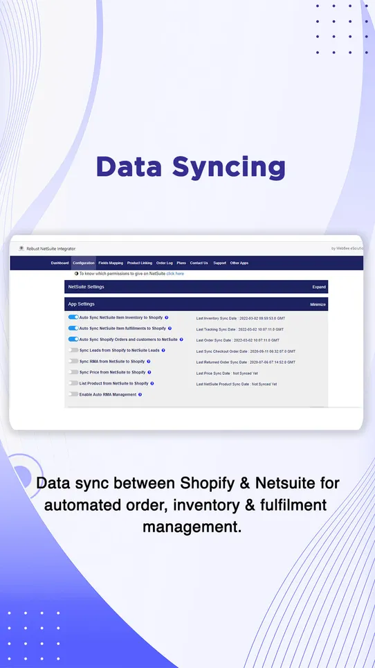 Robust NetSuite Integrator screenshot