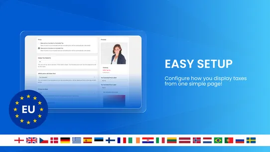 EUR Tax Dual Price B2B Europe screenshot