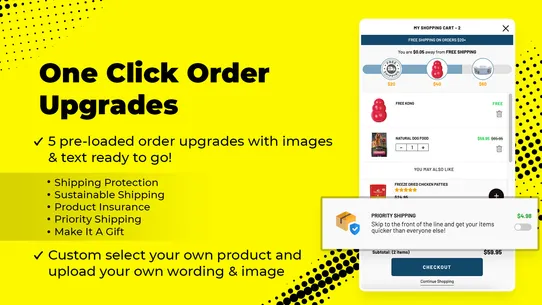 Snapcart‑ Upsell Cart Drawer screenshot