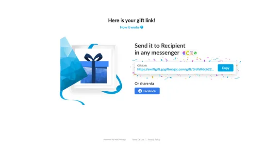 Mygiftmagic screenshot