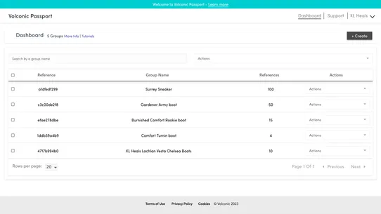 Volconic Passport screenshot