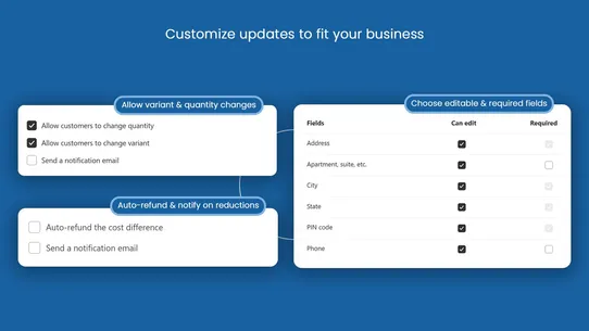 Codify ‑ Order Edit screenshot