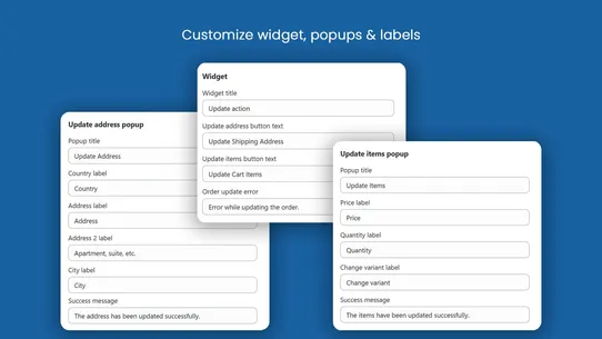 Codify ‑ Order Edit screenshot