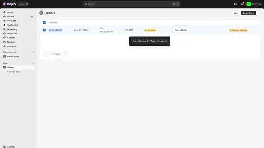 Olivery screenshot