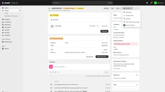 Olivery screenshot