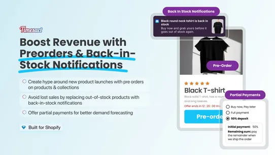 Preorder | Notify Me Timesact screenshot