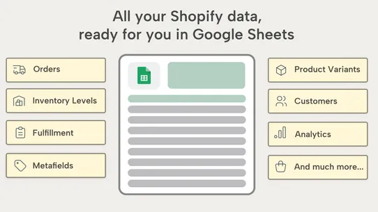 eCommix ‑ Google Sheets Sync screenshot