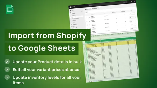 eCommix ‑ Google Sheets Sync screenshot