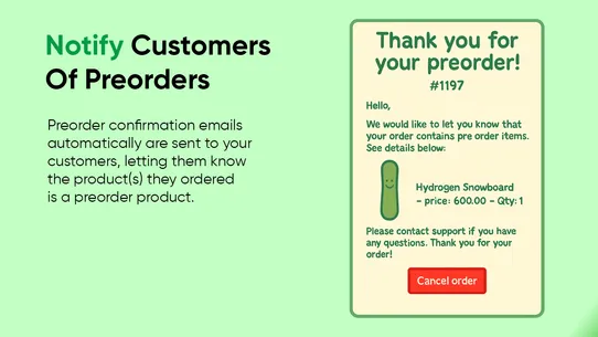 EZ PreOrder: Presale Manager screenshot