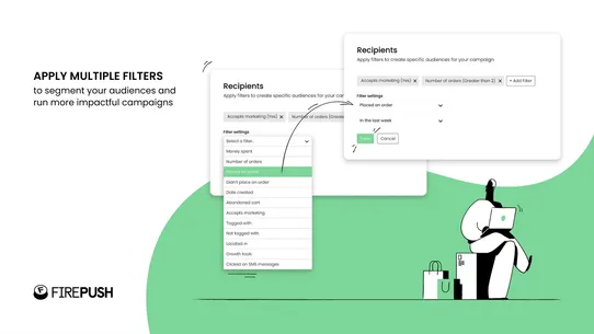Firepush ‑ SMS &amp; Web Push screenshot
