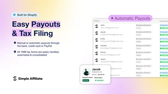 Simple Affiliate screenshot
