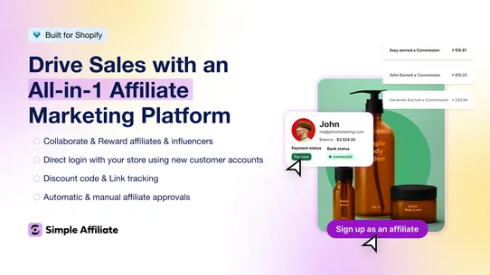 Simple Affiliate screenshot