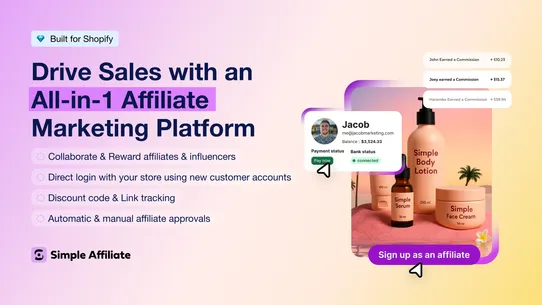 Simple Affiliate screenshot