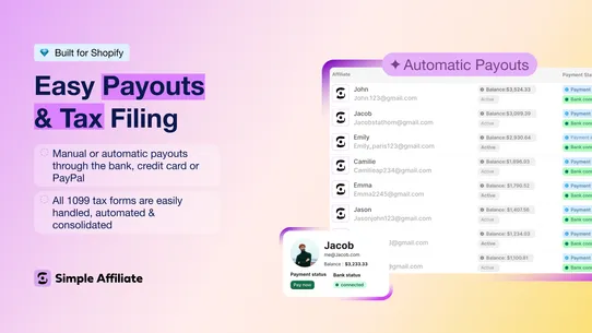 Simple Affiliate screenshot