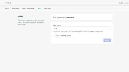 InPost Integracja screenshot