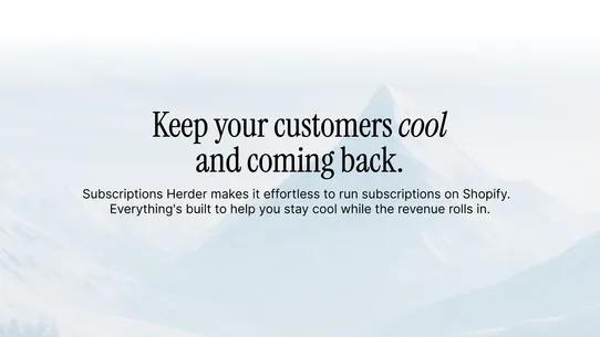 Subscriptions Herder screenshot