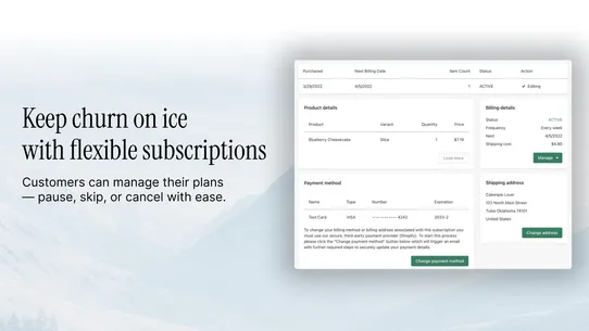 Subscriptions Herder screenshot
