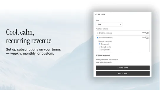 Subscriptions Herder screenshot