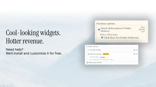 Subscriptions Herder screenshot