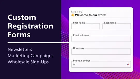 Helium Customer Fields screenshot