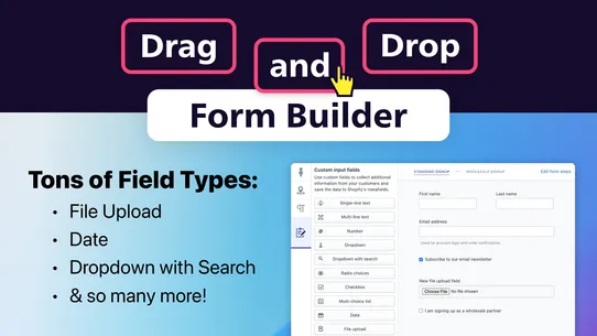 Helium Customer Fields screenshot