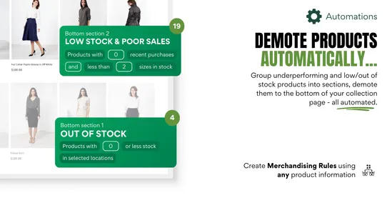 Sort&#39;d Collection Merchandiser screenshot