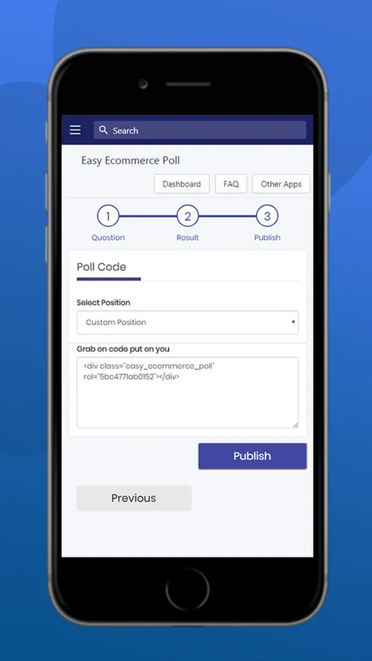 Metizsoft Easy Ecommerce Poll screenshot