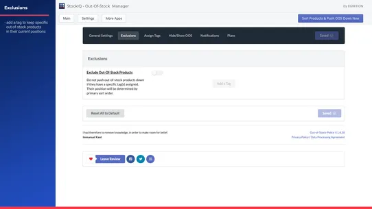 StockIQ ‑ Out‑of‑Stock Manager screenshot