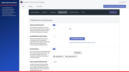 StockIQ ‑ Out‑of‑Stock Manager screenshot