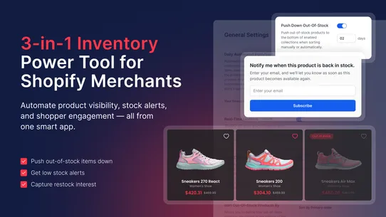 StockIQ ‑ Out‑of‑Stock Manager screenshot