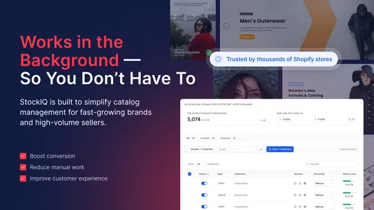 StockIQ ‑ Out‑of‑Stock Manager screenshot