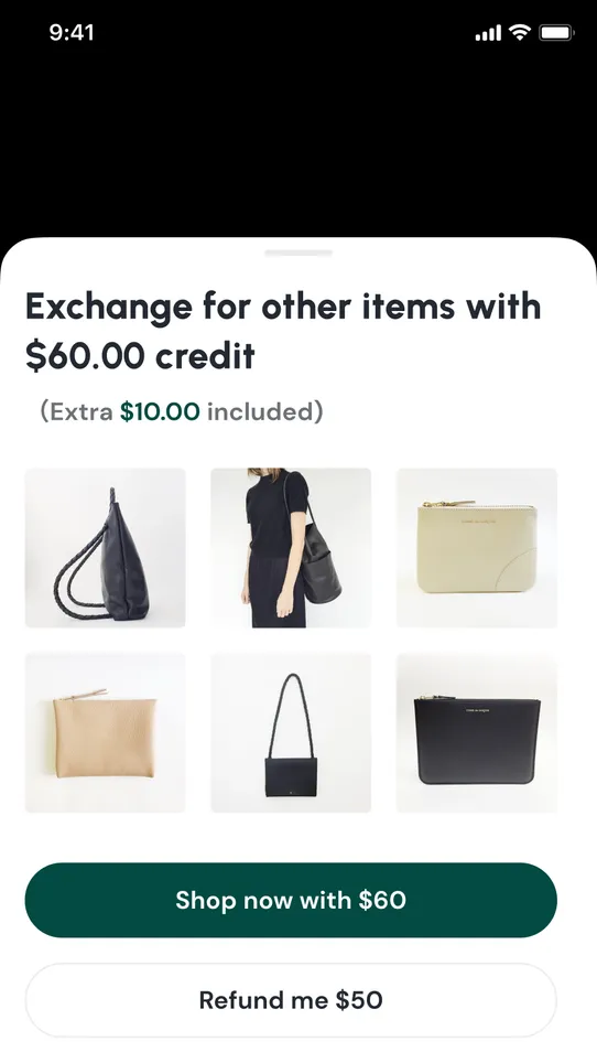 AfterShip Returns &amp; Exchanges screenshot