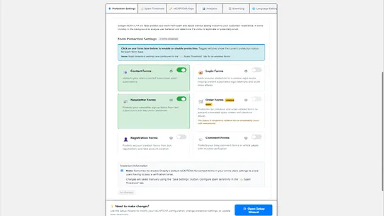 reCAPTCHA spambuster screenshot