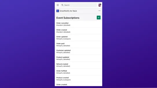 SmartNotify for Slack screenshot